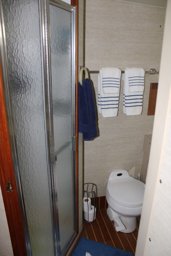 Bertram-Motor Yacht 1983-Rosalee Scottsboro-Alabama-United States-42 ft Bertram  Master Ensuite Shower-6163833