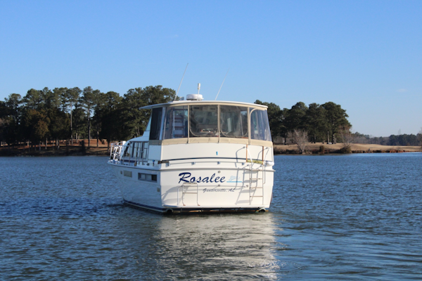 Bertram-Motor Yacht 1983-Rosalee Scottsboro-Alabama-United States-42 ft Bertram  Aft View-6163800