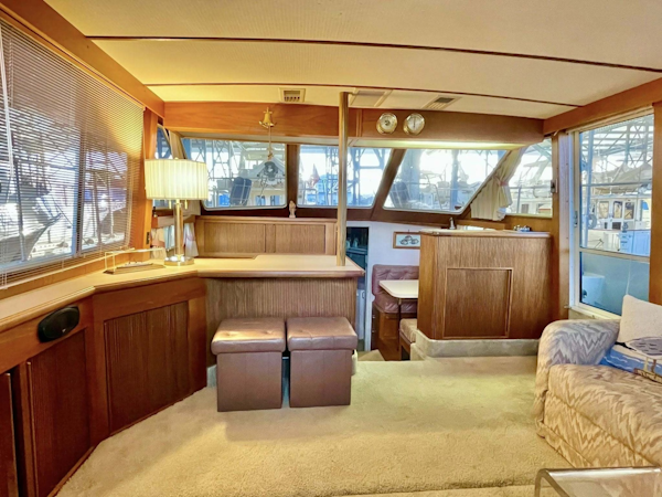 Tollycraft-Cockpit Motor Yacht 1989-ISLE OF VIEW Anacortes-Washington-United States-Salon-6104484