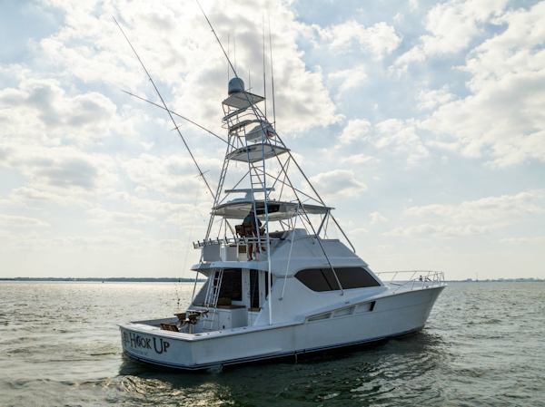 Hatteras-60 Convertible 2002-Reel Hook Up Charleston-South Carolina-United States-Hatteras 60 Reel HookUp  Exterior Profile-6109267