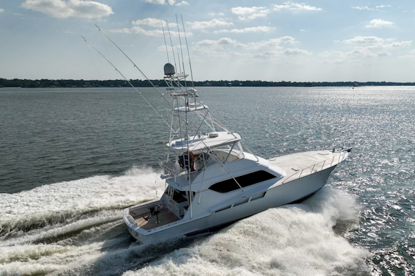 Hatteras-60 Convertible 2002-Reel Hook Up Charleston-South Carolina-United States-Hatteras 60 Reel HookUp  Exterior Profile-6109276