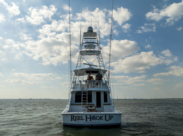 Hatteras-60 Convertible 2002-Reel Hook Up Charleston-South Carolina-United States-Hatteras 60 Reel HookUp  Exterior Profile-6109268