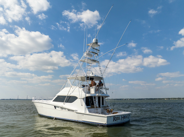 Hatteras-60 Convertible 2002-Reel Hook Up Charleston-South Carolina-United States-Hatteras 60 Reel HookUp  Exterior Profile-6109269