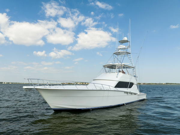 Hatteras-60 Convertible 2002-Reel Hook Up Charleston-South Carolina-United States-Hatteras 60 Reel HookUp  Exterior Profile-6109265