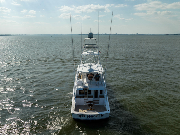 Hatteras-60 Convertible 2002-Reel Hook Up Charleston-South Carolina-United States-Hatteras 60 Reel HookUp  Exterior Profile-6109271