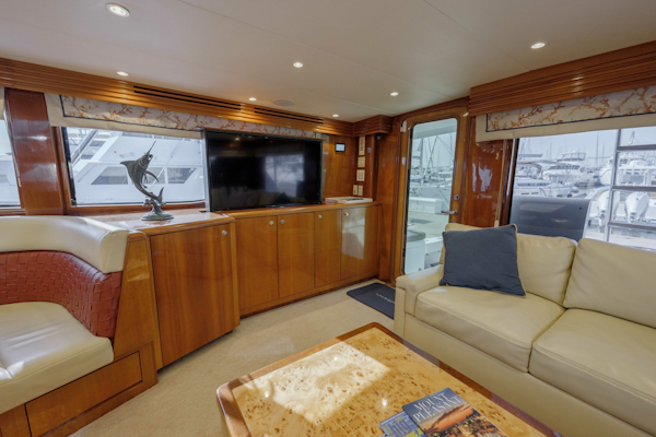 Hatteras-60 Convertible 2002-Reel Hook Up Charleston-South Carolina-United States-Hatteras 60 Reel HookUp  Interior Salon-6109231