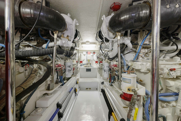 Hatteras-60 Convertible 2002-Reel Hook Up Charleston-South Carolina-United States-Hatteras 60 Reel HookUp  Engine Room-6109259