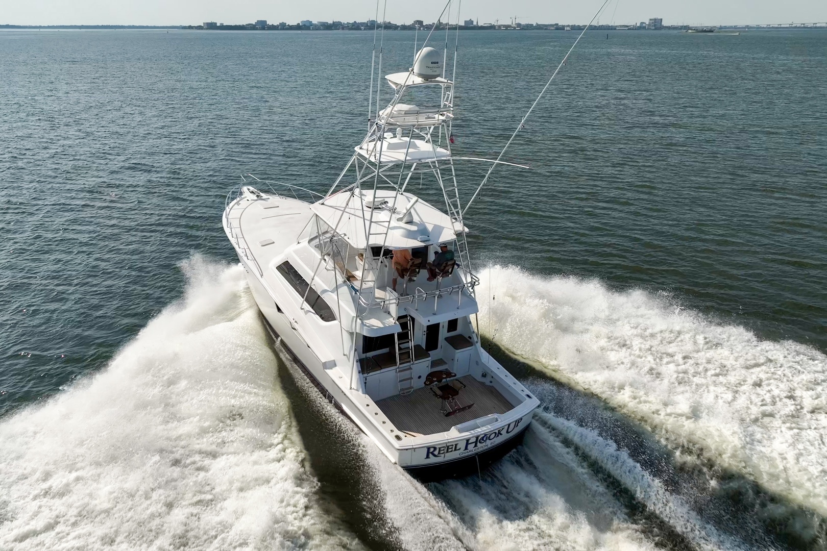 Hatteras-60 Convertible 2002-Reel Hook Up Charleston-South Carolina-United States-Hatteras 60 Reel HookUp  Exterior Profile-6109275 | Thumbnail