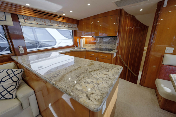 Hatteras-60 Convertible 2002-Reel Hook Up Charleston-South Carolina-United States-Hatteras 60 Reel HookUp  Interior Galley-6109233
