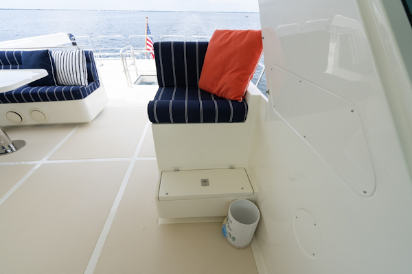 Marlow-Explorer 62E 2022-ANOTHER BUBBLE Punta Gorda-Florida-United States-Port Settee Facing Aft-6110816