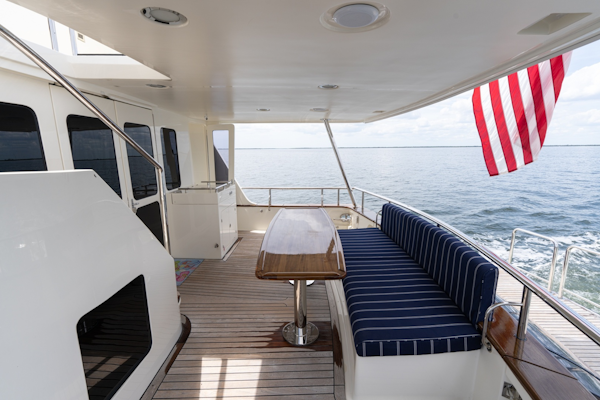 Marlow-Explorer 62E 2022-ANOTHER BUBBLE Punta Gorda-Florida-United States-Cockpit Facing Starboard-6110753