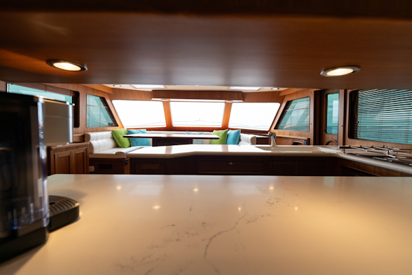 Marlow-Explorer 62E 2022-ANOTHER BUBBLE Punta Gorda-Florida-United States-Galley Counter Facing Forward-6110770