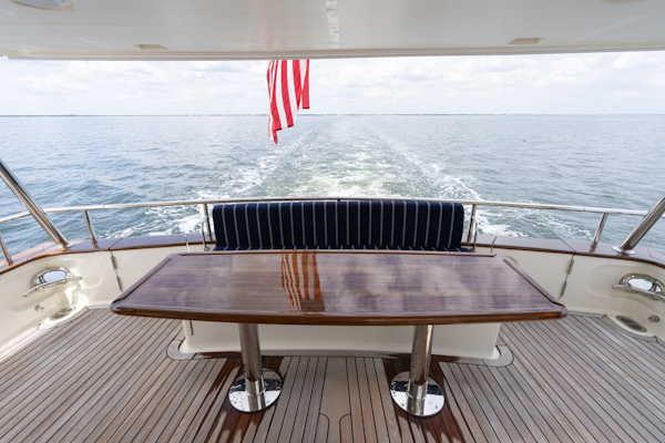 Marlow-Explorer 62E 2022-ANOTHER BUBBLE Punta Gorda-Florida-United States-Cockpit Facing Aft-6110751