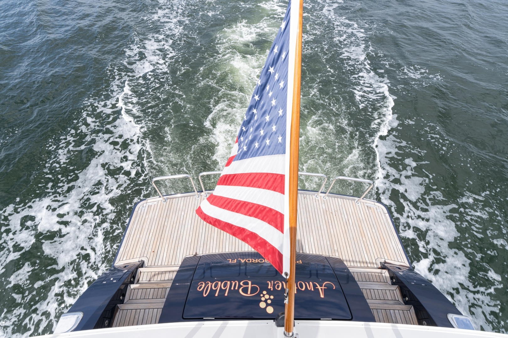 Marlow-Explorer 62E 2022-ANOTHER BUBBLE Punta Gorda-Florida-United States-Swim Platform Transom-6110748 | Thumbnail