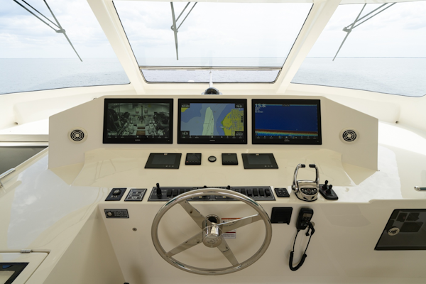 Marlow-Explorer 62E 2022-ANOTHER BUBBLE Punta Gorda-Florida-United States-Helm Controls Forward-6110822