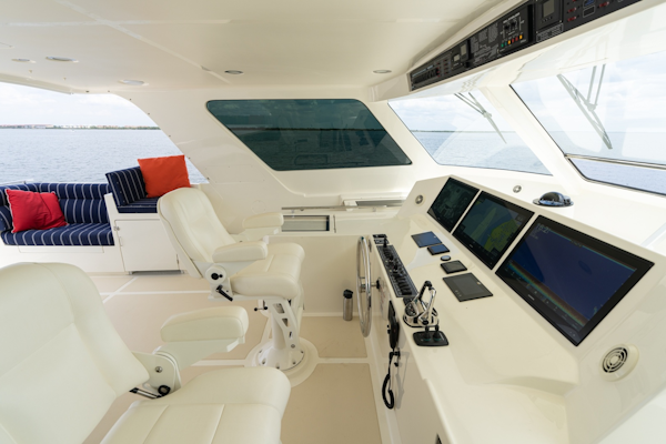 Marlow-Explorer 62E 2022-ANOTHER BUBBLE Punta Gorda-Florida-United States-SE Bridge Facing Port-6110819