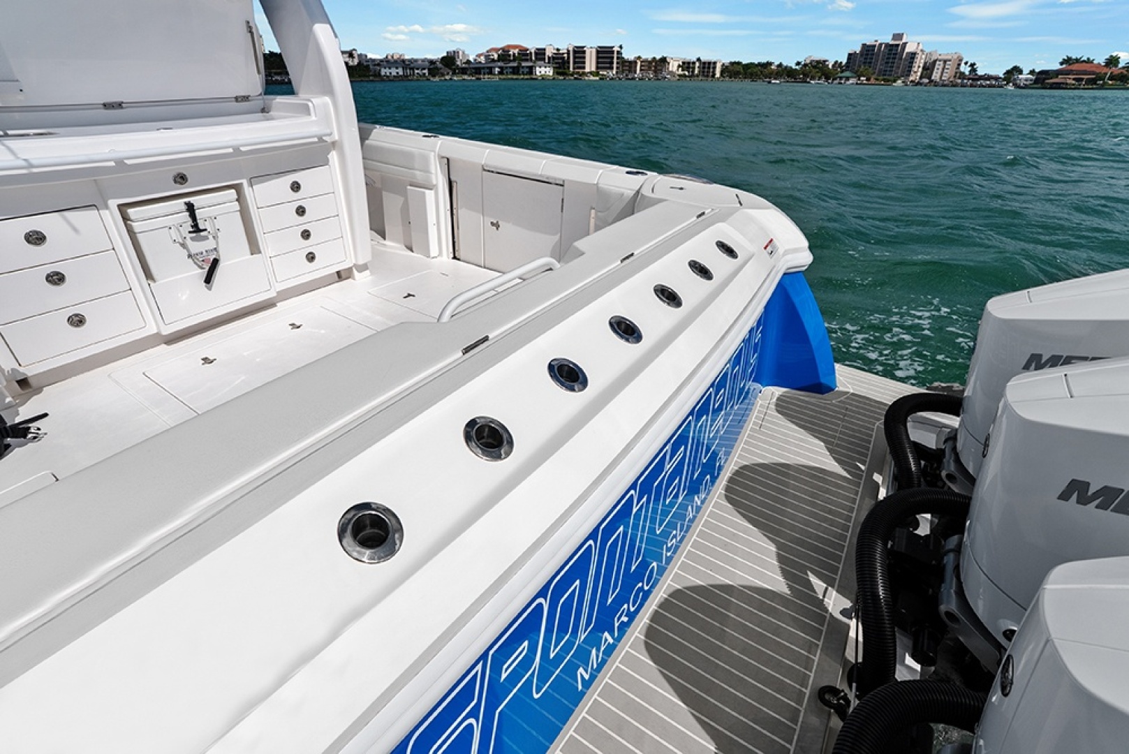 Intrepid-427 Nomad FE 2022-SPONTANEOUS Marco Island-Florida-United States-Transom with rod holders-6135676 | Thumbnail