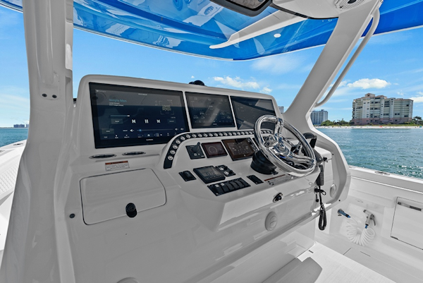 Intrepid-427 Nomad FE 2022-SPONTANEOUS Marco Island-Florida-United States-Helm station-6135693
