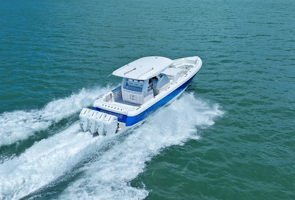 Intrepid-427 Nomad FE 2022-SPONTANEOUS Marco Island-Florida-United States-Stbd quarter profile-6135667