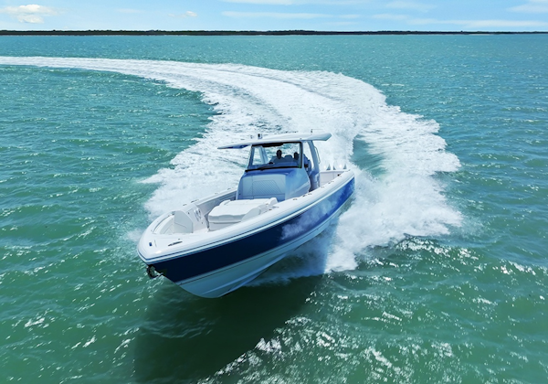 Intrepid-427 Nomad FE 2022-SPONTANEOUS Marco Island-Florida-United States-Port bow profile-6135665