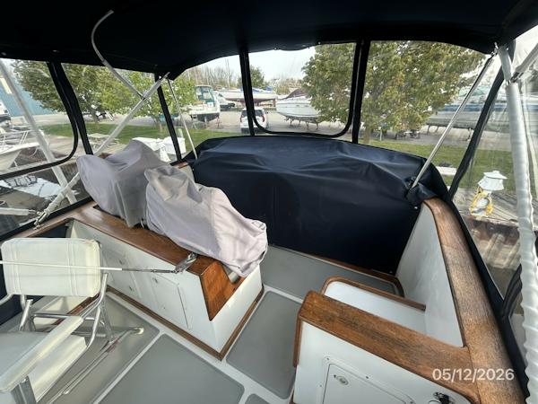 Monk-Double Cabin 2002-Til You Cant Bay City-Michigan-United States-36 Monk flybridge covered-6112287