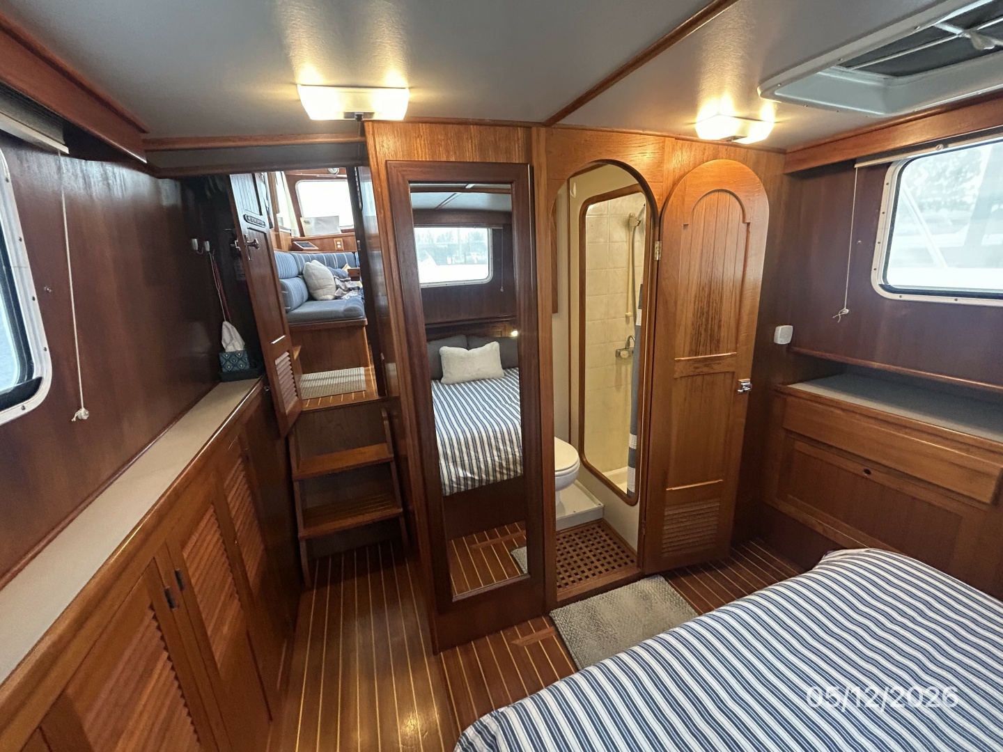 Monk-Double Cabin 2002-Til You Cant Bay City-Michigan-United States-36 Monk master stateroom forward-6112320 | Thumbnail