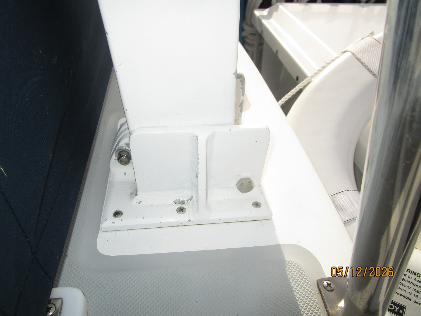 Monk-Double Cabin 2002-Til You Cant Bay City-Michigan-United States-36 Monk mast base hinge-6112319 | Thumbnail