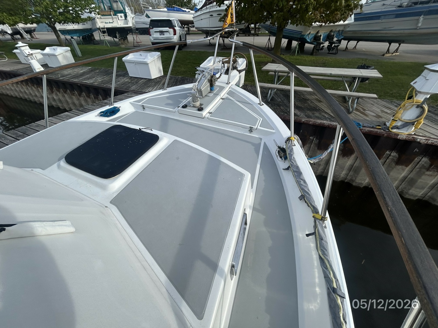 Monk-Double Cabin 2002-Til You Cant Bay City-Michigan-United States-36 Monk foredeck1-6112296 | Thumbnail
