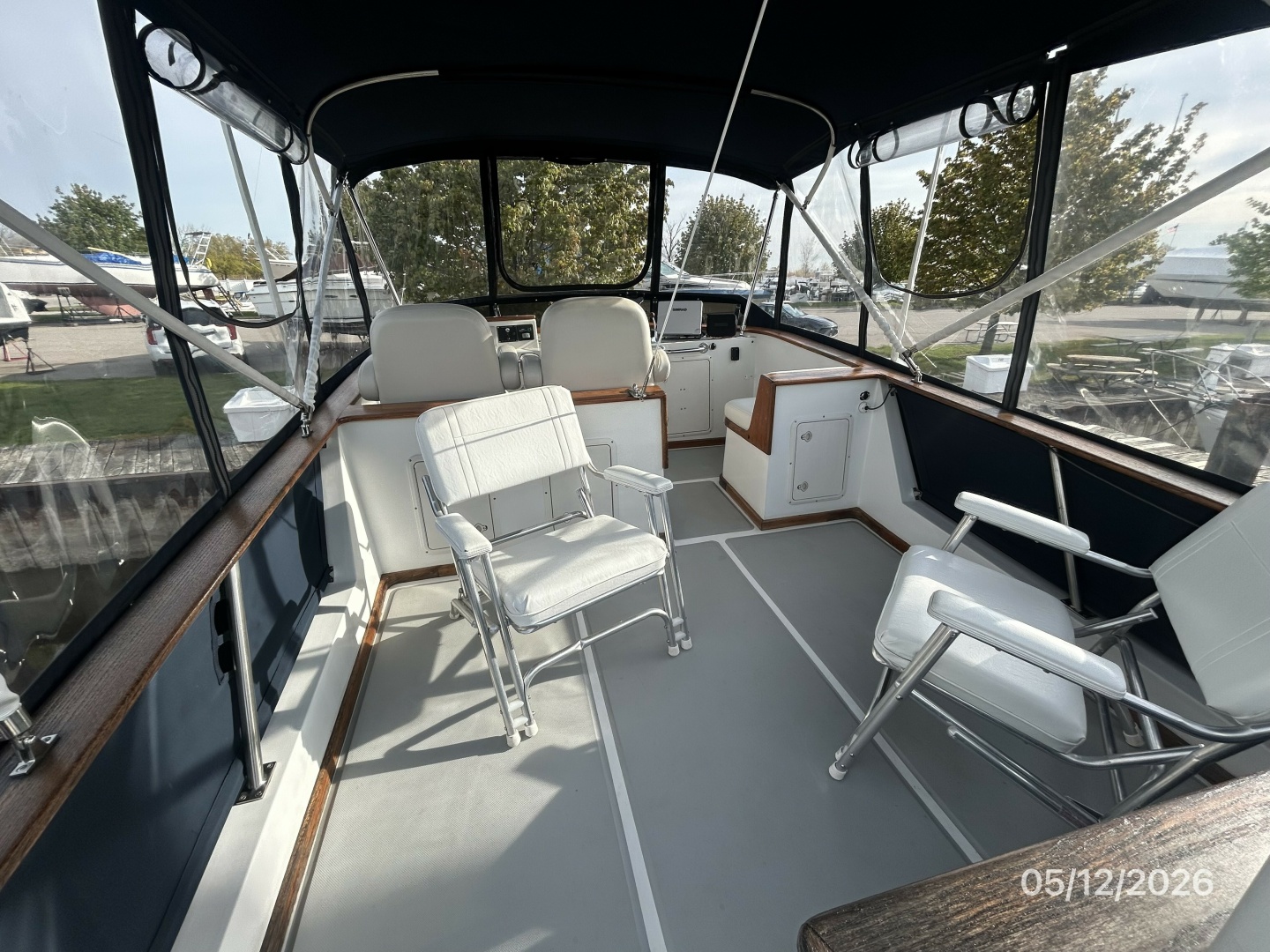 Monk-Double Cabin 2002-Til You Cant Bay City-Michigan-United States-36 Monk flybridge forward-6112288 | Thumbnail
