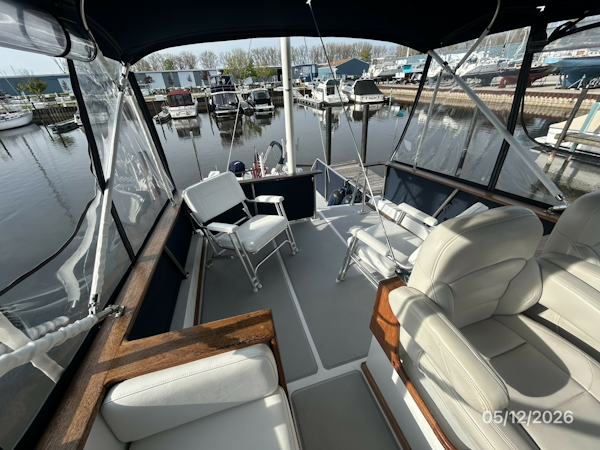 Monk-Double Cabin 2002-Til You Cant Bay City-Michigan-United States-36 Monk flybridge aft-6112286