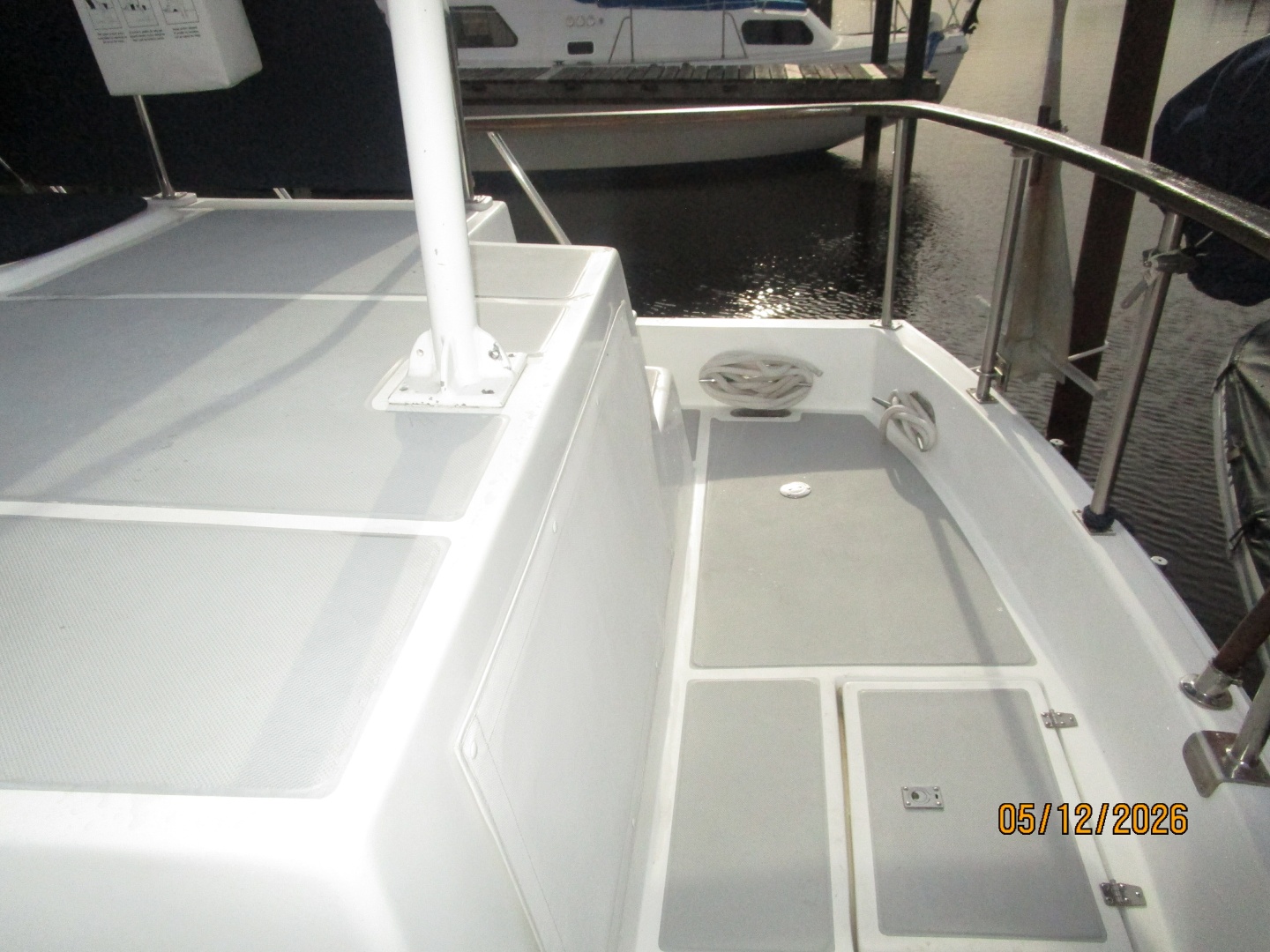 Monk-Double Cabin 2002-Til You Cant Bay City-Michigan-United States-36 Monk aftdeck starboard-6112278 | Thumbnail