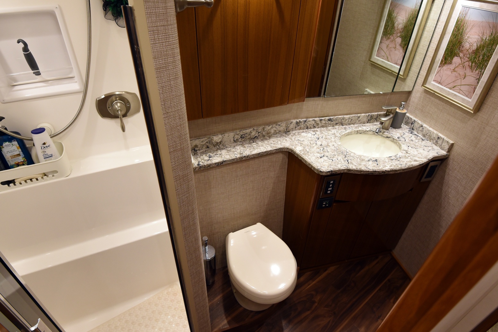Viking-55 Convertible 2016-TAG Team Cabo San Lucas-Mexico-2016 Viking 55 Convertible TAG Team Master Stateroom Head-6112528 | Thumbnail