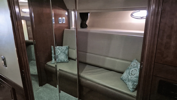 Meridian-490 Pilot House 2008-Dancyn Southport-North Carolina-United States-Seating Area in Owners Cabin-6112996