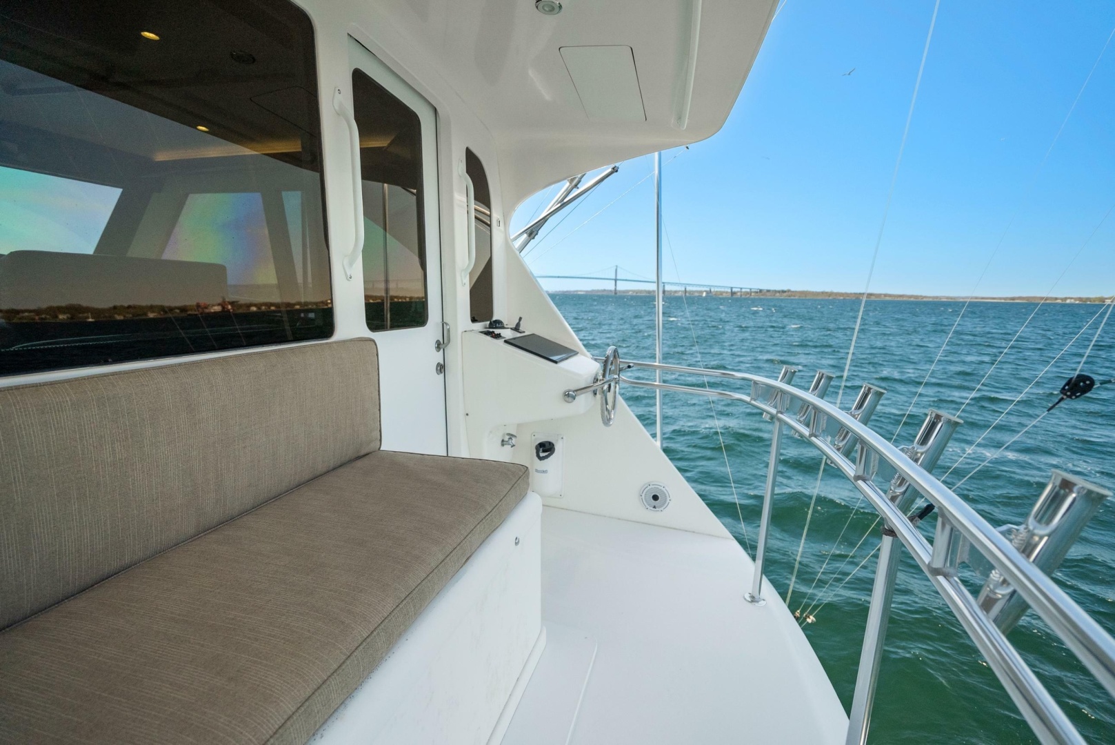 Viking-Enclosed Flybridge 2007-SALT THERAPY NEWPORT -Rhode Island-United States-Aft Bridge Deck-6115581 | Thumbnail