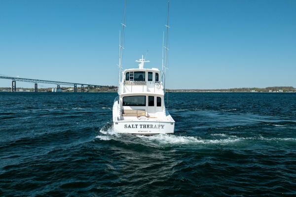 Viking-Enclosed Flybridge 2007-SALT THERAPY NEWPORT -Rhode Island-United States-Aft Profile-6115589