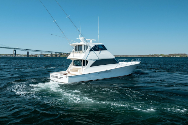 Viking-Enclosed Flybridge 2007-SALT THERAPY NEWPORT -Rhode Island-United States-Aft Starboard Profile-6115591
