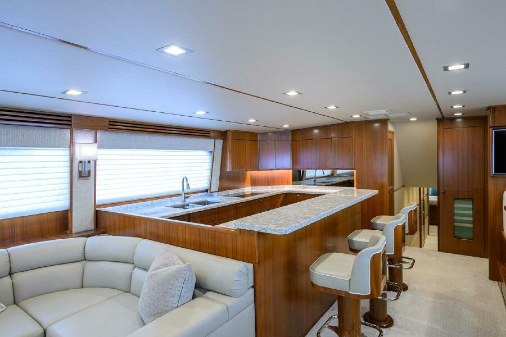Viking-80 Convertible 2019-LAMPLIGHTER North Palm Beach-Florida-United States-Viking 80  LAMPLIGHTER  Salon & Galley-6141785 | Thumbnail