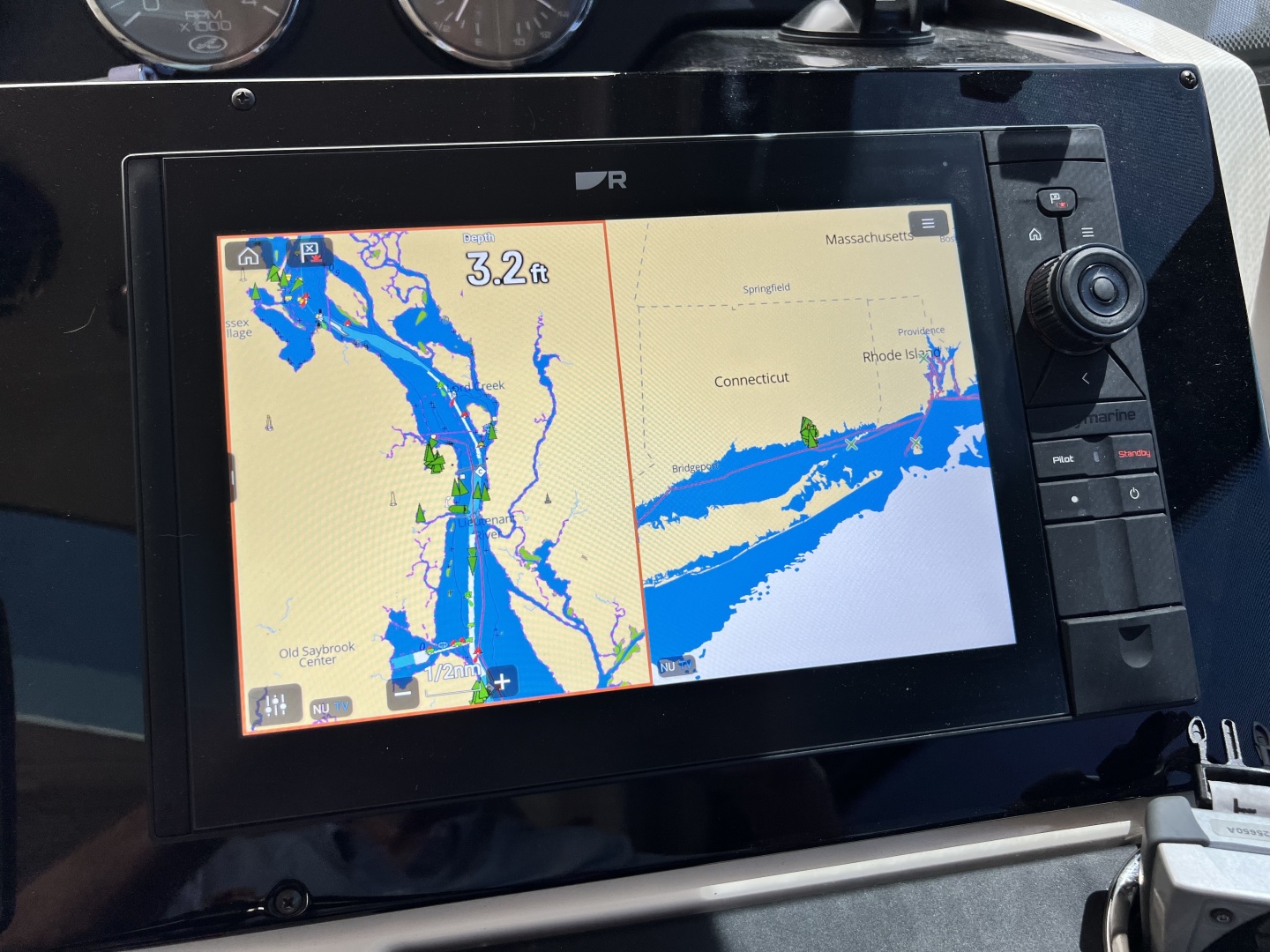 Sea Ray-510 Sundancer 2013-V-Drives-W/Yacht Controller Westbrook-Connecticut-United States-6263413 | Thumbnail