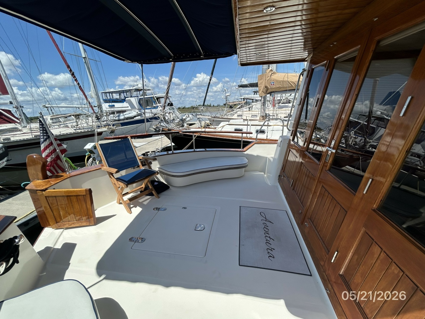 Menorquin-130 2004-Aventura Brunswick-Georgia-United States-43 Menorquin aftdeck port-6155144 | Thumbnail