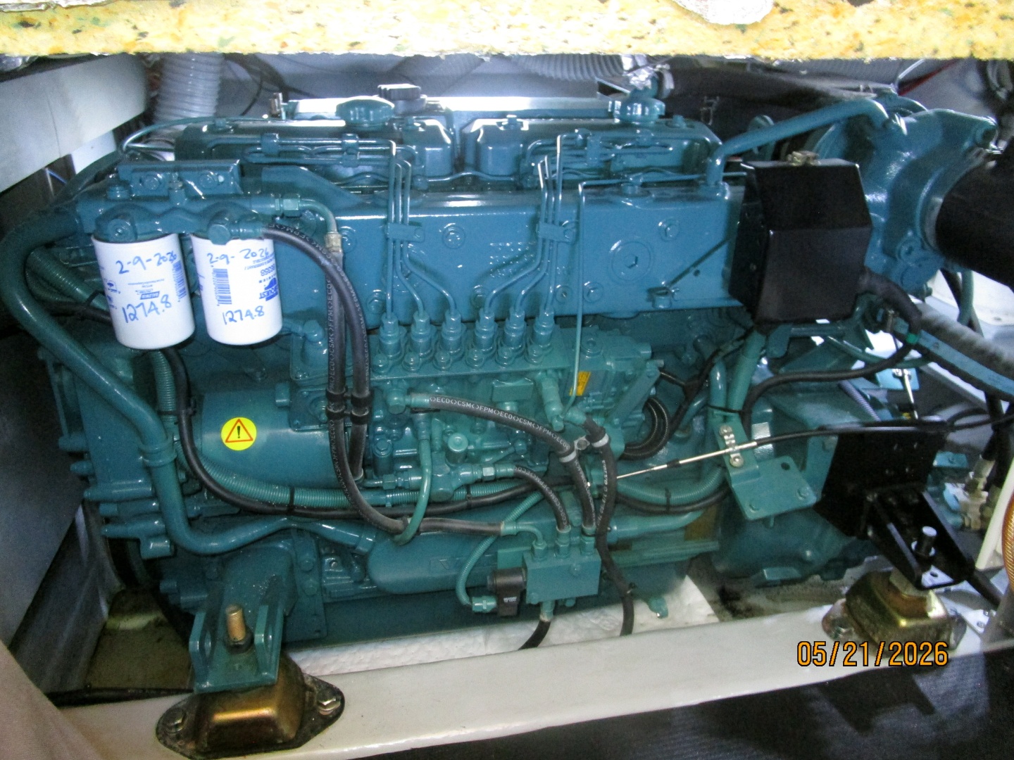 Menorquin-130 2004-Aventura Brunswick-Georgia-United States-43 Menorquin starboard main engine-6155197 | Thumbnail