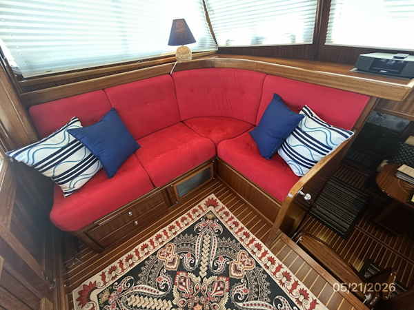 Menorquin-130 2004-Aventura Brunswick-Georgia-United States-43 Menorquin pilothouse port seating-6155185