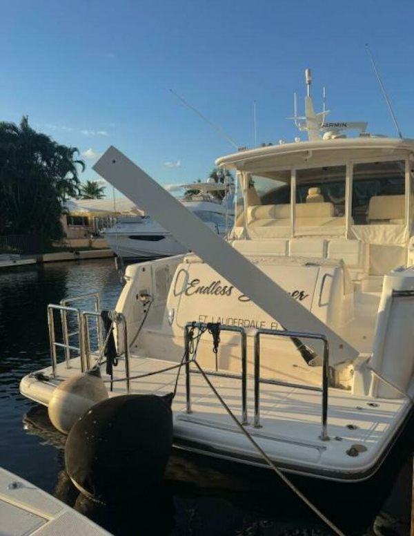 Tiara Yachts-5200 Express 2003-ENDLESS SUMMER Ft. Lauderdale-Florida-United States-Hidden Tender Davit-6186527
