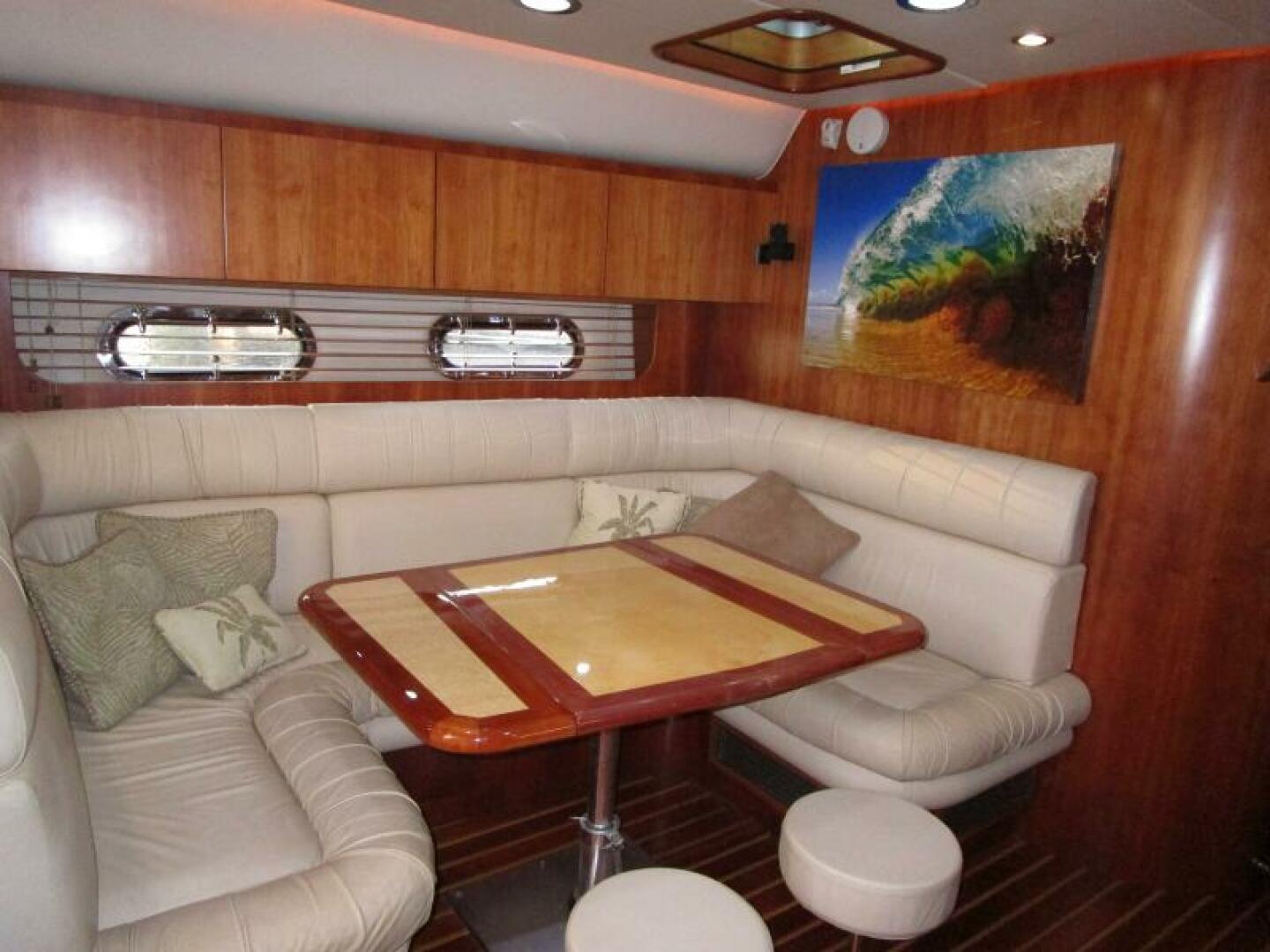 Tiara Yachts-5200 Express 2003-ENDLESS SUMMER Ft. Lauderdale-Florida-United States-Port Side Dinette-6186477 | Thumbnail