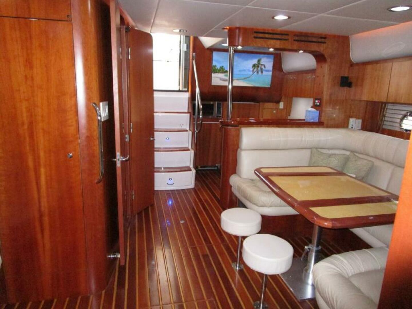 Tiara Yachts-5200 Express 2003-ENDLESS SUMMER Ft. Lauderdale-Florida-United States-Salon Looking Aft-6186475 | Thumbnail