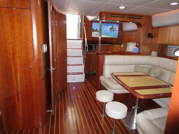 Tiara Yachts-5200 Express 2003-ENDLESS SUMMER Ft. Lauderdale-Florida-United States-Salon Looking Aft-6186475