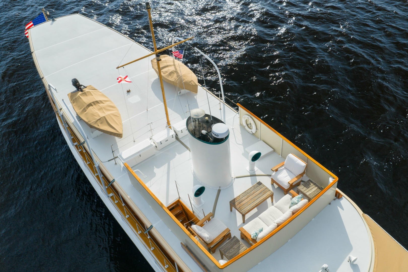 Mathis Trumpy-Trumpy Fantail 1939-INNISFAIL Jacksonville-Florida-United States-Flybridge Aerial-6223241 | Thumbnail