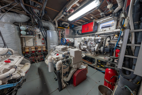 Mathis Trumpy-Trumpy Fantail 1939-INNISFAIL Jacksonville-Florida-United States-Engine Room-6223229