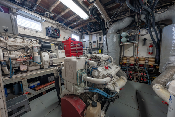 Mathis Trumpy-Trumpy Fantail 1939-INNISFAIL Jacksonville-Florida-United States-Engine Room-6223230