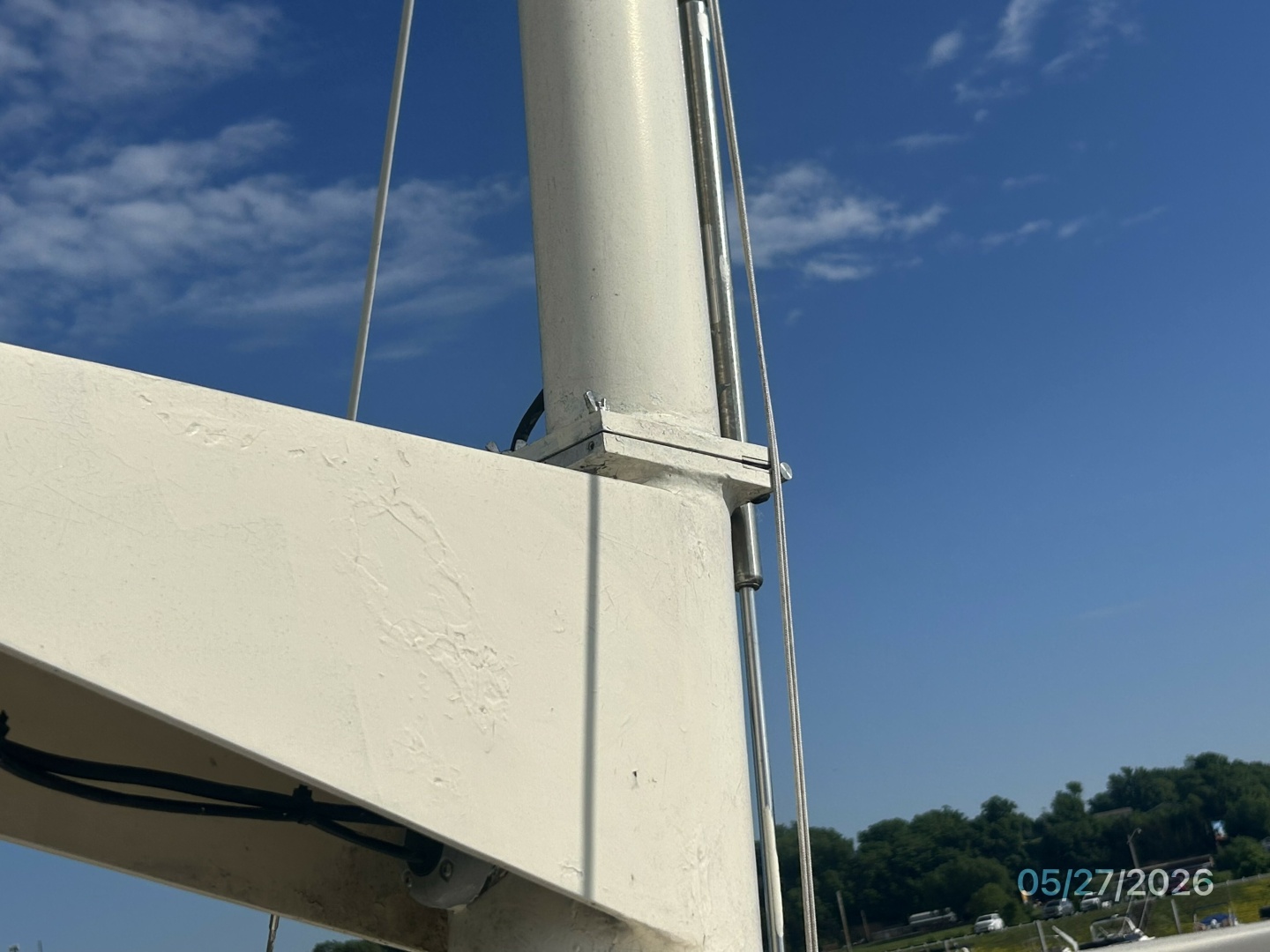 Hatteras-LRC 1981-RoBoat East Dubuque-Illinois-United States-42 Hatteras mast hinge2-6248092 | Thumbnail