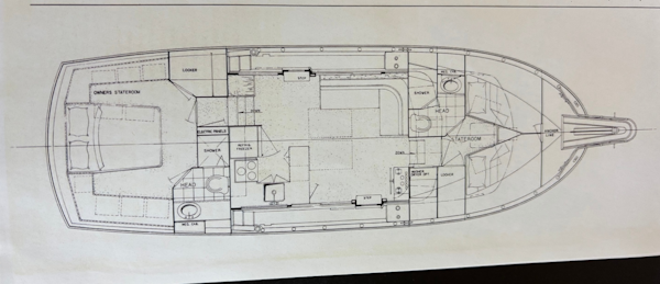 Hatteras-LRC 1981-RoBoat East Dubuque-Illinois-United States-42 Hatteras layout-6248086